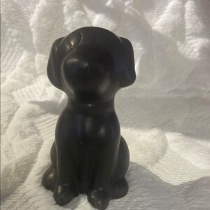 Black Dog Statue